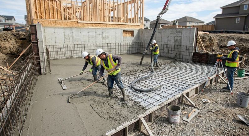 Basement Concrete Installation in Attica, MI