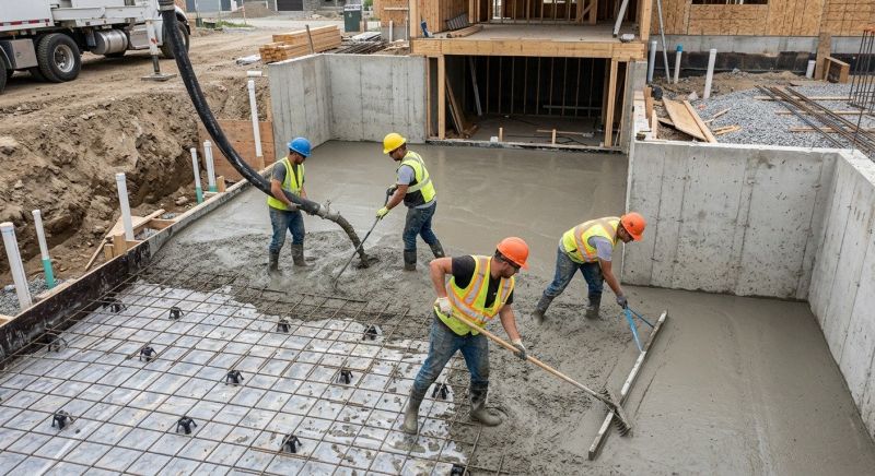Basement Concrete Installation in Mayville, MI