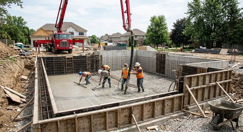 Basement Concrete Pouring in Lapeer, MI