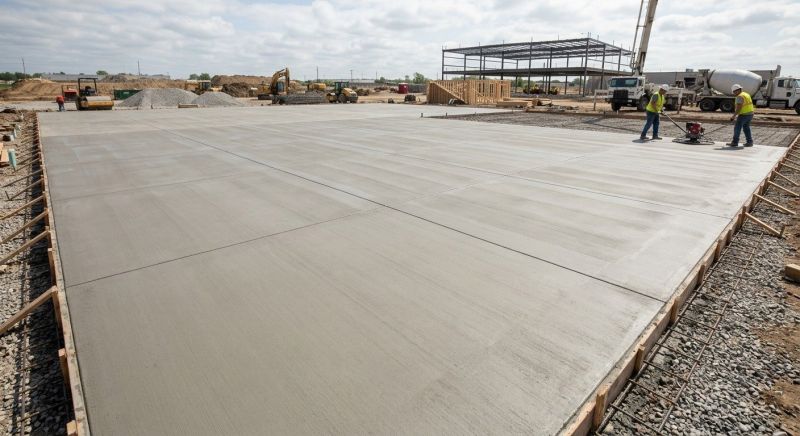 Commercial Slab Installation in Brown City, MI