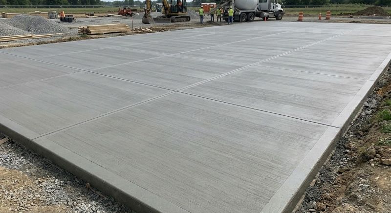 Commercial Slab Installation in Clarkston, MI
