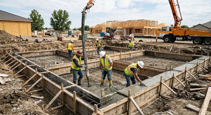 Concrete Foundation Installation in Flint, MI