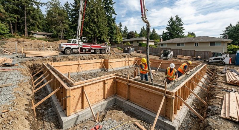 Concrete Foundation Installation in Ortonville, MI