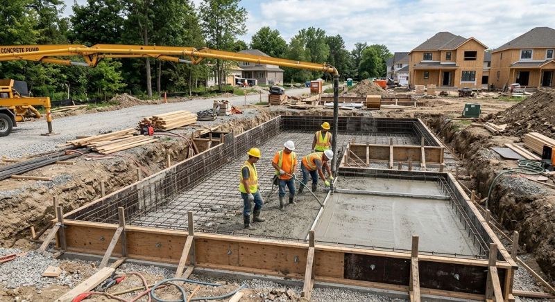 Foundation Construction in Lake Orion, MI