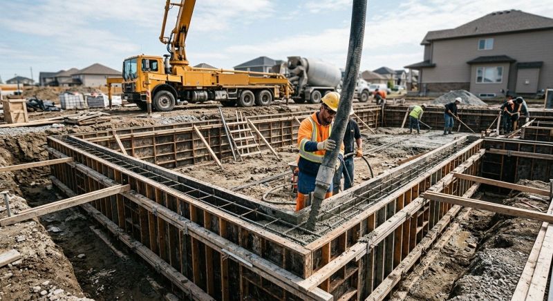 Foundation Wall Pouring in Attica, MI