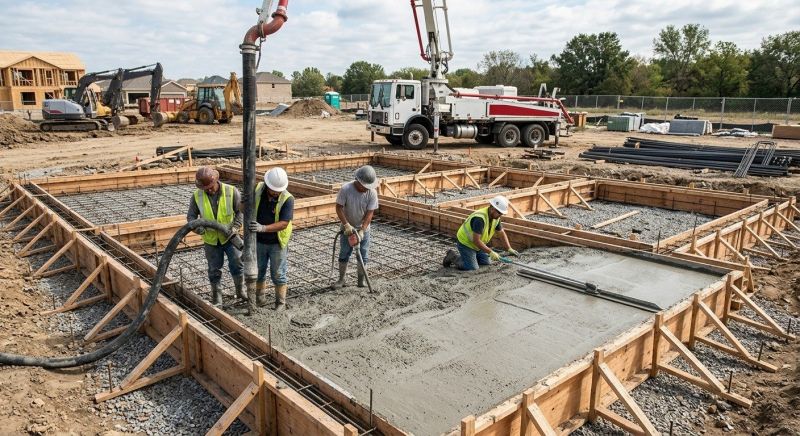 Foundation Wall Pouring in Clio, MI