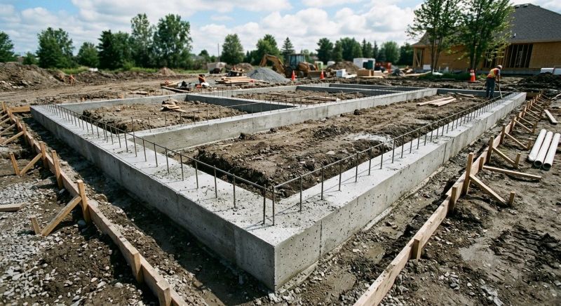 House Footing Construction in Lapeer, MI