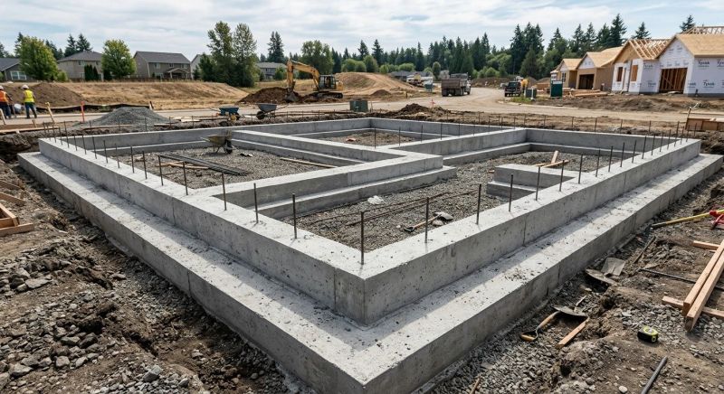 House Footing Construction in Lapeer, MI